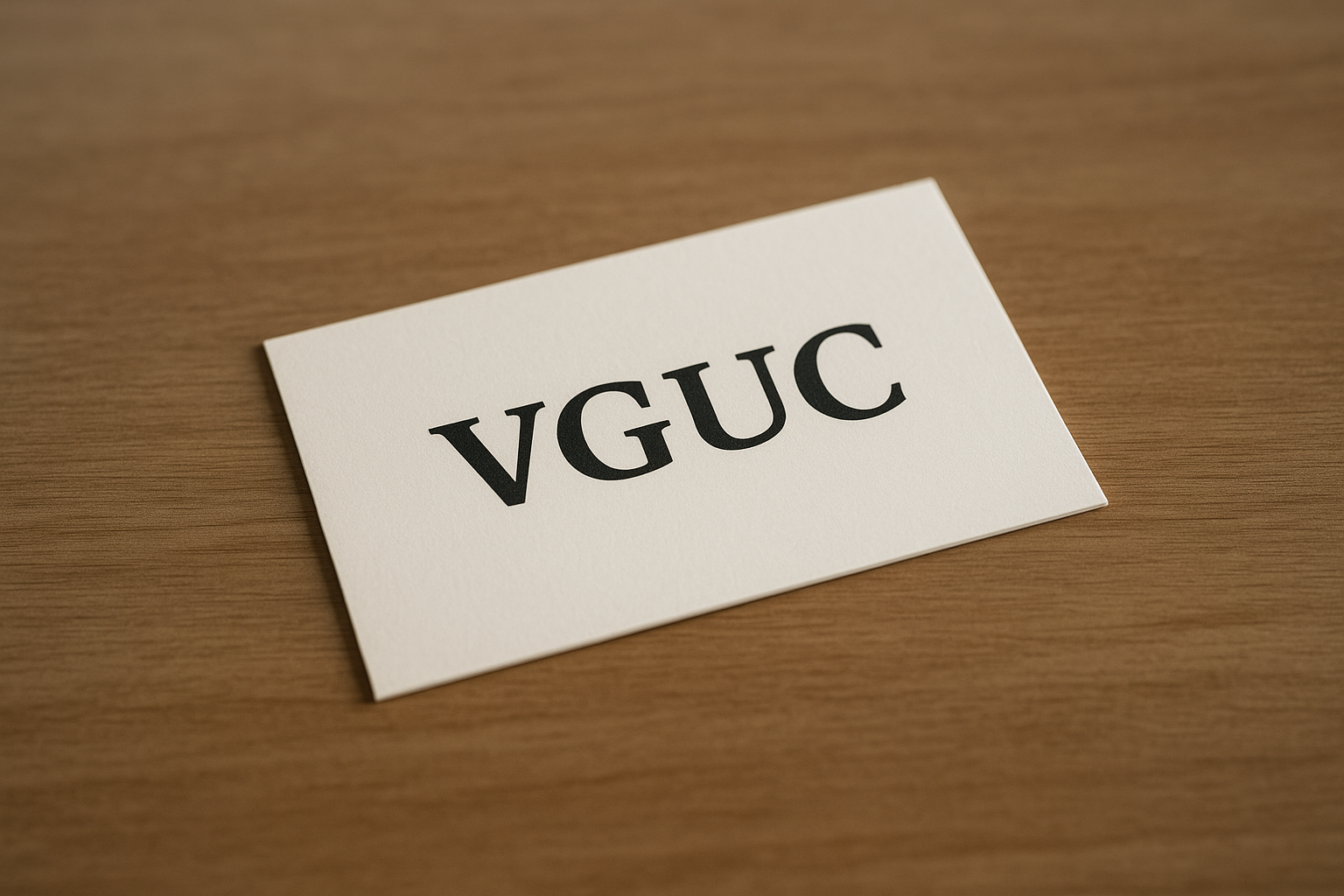 Editorial photo illustrating the concept behind vguc meaning through a clean, symbolic workplace scene