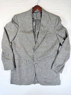 Brooks Brothers Men's Gray Wool 2-Button Sport Coat Blazer 40R