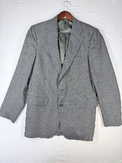 GANT Men's Gray Two-Button Suit Jacket Blazer - Chest ~42"
