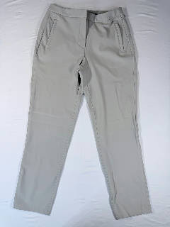 Lululemon Women's Gray Stretch Golf Pants - Slim Fit Pockets Athletic Trousers