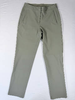 Lululemon Womens Pants Sage Green High Rise Straight Leg Stretch Trouser Sz ~4
