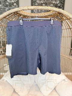 Public Rec Men's Athletic Shorts Navy Blue Zip Pocket New with Tags Size 44