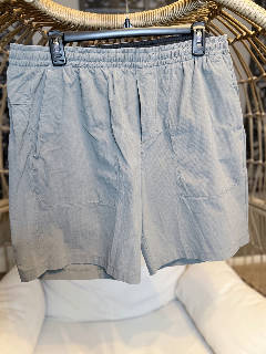 Lululemon Men's Gray Elastic Waist Hiking Shorts with Zip Pockets Size XLarge