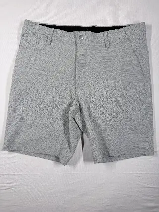 BYLT Men's Gray Hybrid Golf Shorts Flat Front Stretch Chino Size XL