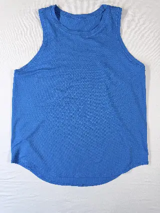 Lululemon Women's Sleeveless Athletic Tank Top - Blue - Size 8 -10 (approx)