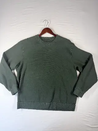 Lululemon Crewneck Sweatshirt Men's Olive Green Pullover L (Check Measurements)
