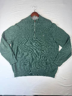Vineyard Vines Men's XL Sweater Green With Cashmere Crew Neck Long Sleeve