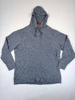 Faherty Men's XLT Hoodie Navy Blue 100% Organic Cotton Drawstring Pullover