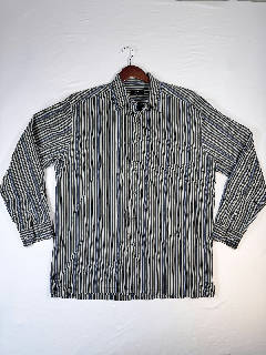 Zanella Men's XL Striped Button-Up Shirt Long Sleeve Made in Italy