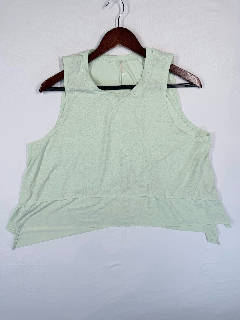 FP Movement Free People Love Tank Top Women's Size M Green Racerback Crop