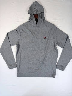 Peter Millar Crown Sport Arkansas Razorbacks Hoodie Small Gray Stretch NWT