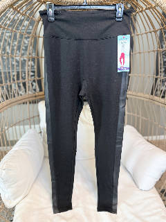 Assets Red Hot Label by Spanx Structured Leggings Racing Stripe Black Sz XL