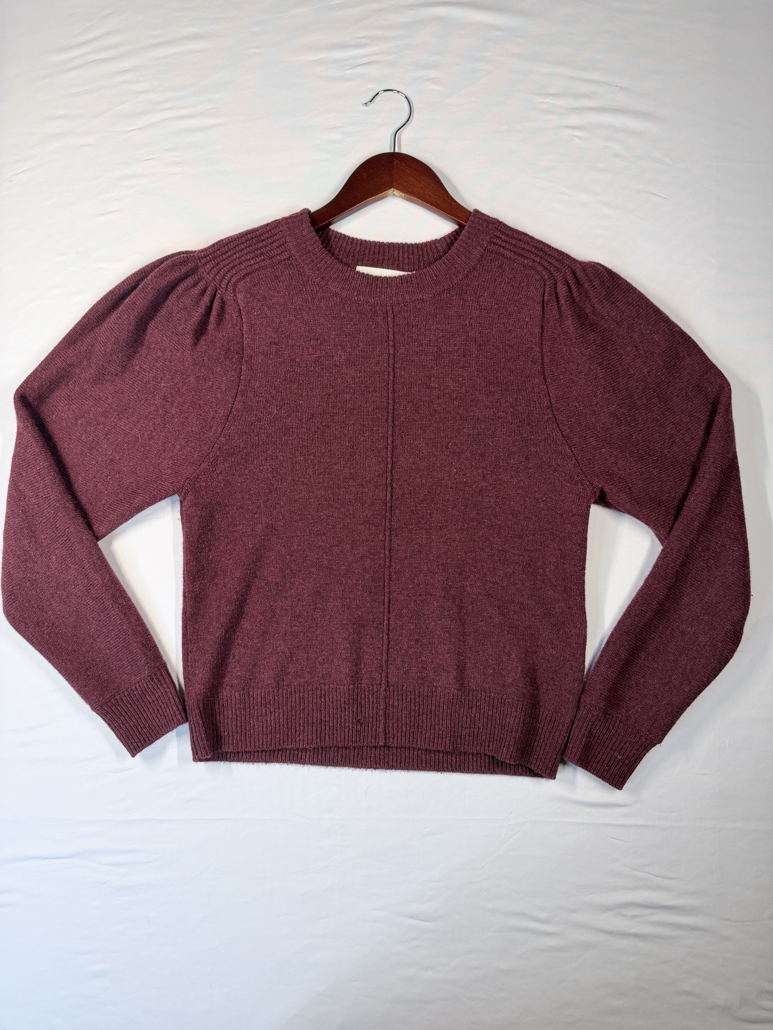 ba&sh Lady Pullover Wool Yak Blend Sweater in Mauve — Size 1 US Sm