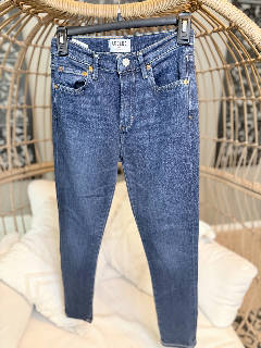 Agolde Los Angeles Premium Skinny Jeans Women's Size 27 Dark Wash High Rise
