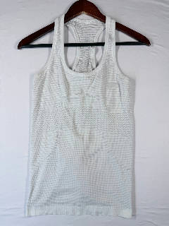 Lululemon Women's Sleeveless White Sleeveless Top Sz 8