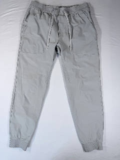 7 Diamonds Women's Gray Infinity Jogger Sweatpants Elastic Waist Size Large