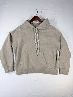 FIGS Off Shift Hoodie Men's Sweatshirt Taupe/Gray Kangaroo Pocket Drawstring