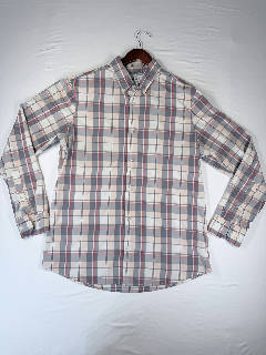 Mizzen+Main Leeward Collection Plaid Button Down Shirt XL Long Sleeve Cotton
